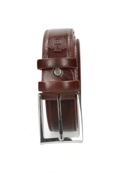 Melvin & Hamilton Homme LARRY BURGUNDY CLASSIC BUCKLE Ceinture Red