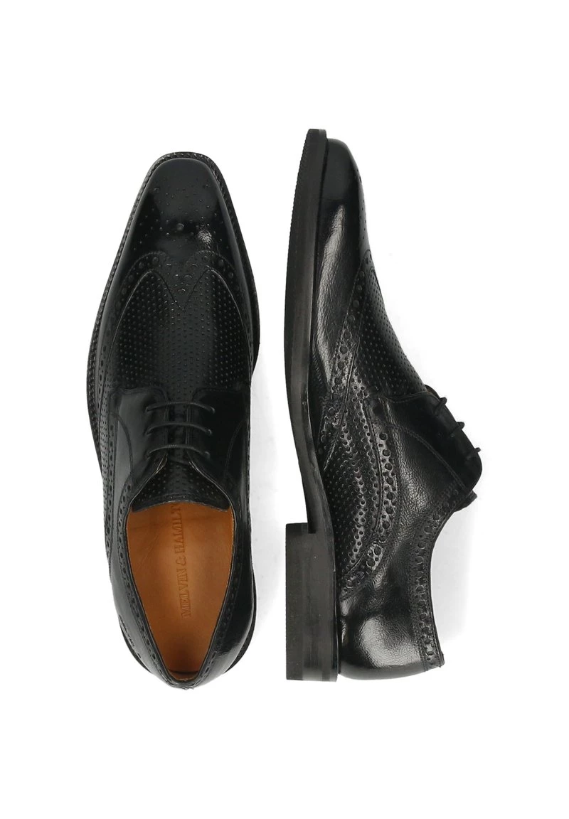 Melvin & Hamilton FREDDY Derbies & Richelieus Black Homme 7 Melvin & Hamilton FREDDY Derbies & Richelieus Black Homme – Image 5