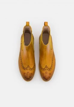 Melvin & Hamilton SELINA Bottines à Plateau Yellow Femme -Melvin & Hamilton Soldes 69c4b7102cfb4920b4ac567faa4c4d59