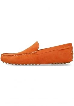 Melvin & Hamilton NELSON 1 SUEDE PATTINI MID Mocassins Orange Homme