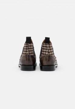Melvin & Hamilton Femme SELINA 5 Bottines à Plateau London Fog/black/white/stone/burgundy -Melvin & Hamilton Soldes 6d9f9f004034403facd9a5192a9e9fac