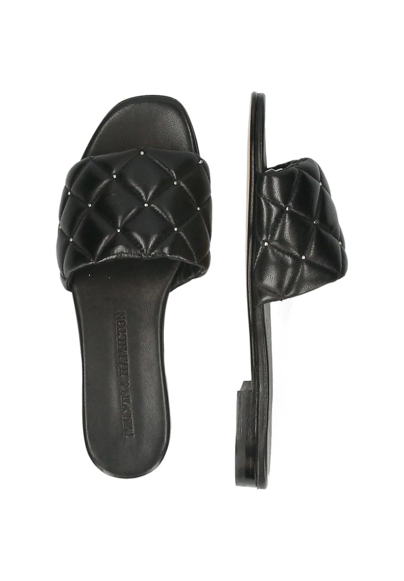 Melvin & Hamilton Mules Black Femme 5 Melvin & Hamilton Mules Black Femme – Image 3