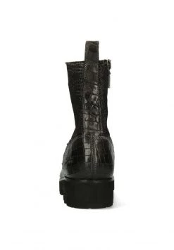 Melvin & Hamilton SALLY Bottines à Plateau Black Femme -Melvin & Hamilton Soldes 75060056ea1f4adf8ef99db8a1c68c9b