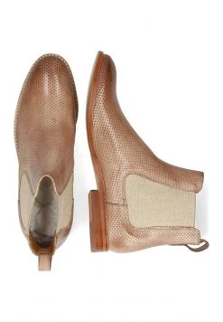 Melvin & Hamilton Boots à Talons Beige Melange Femme -Melvin & Hamilton Soldes 7aab67421c8d430bbe20538d4006200b