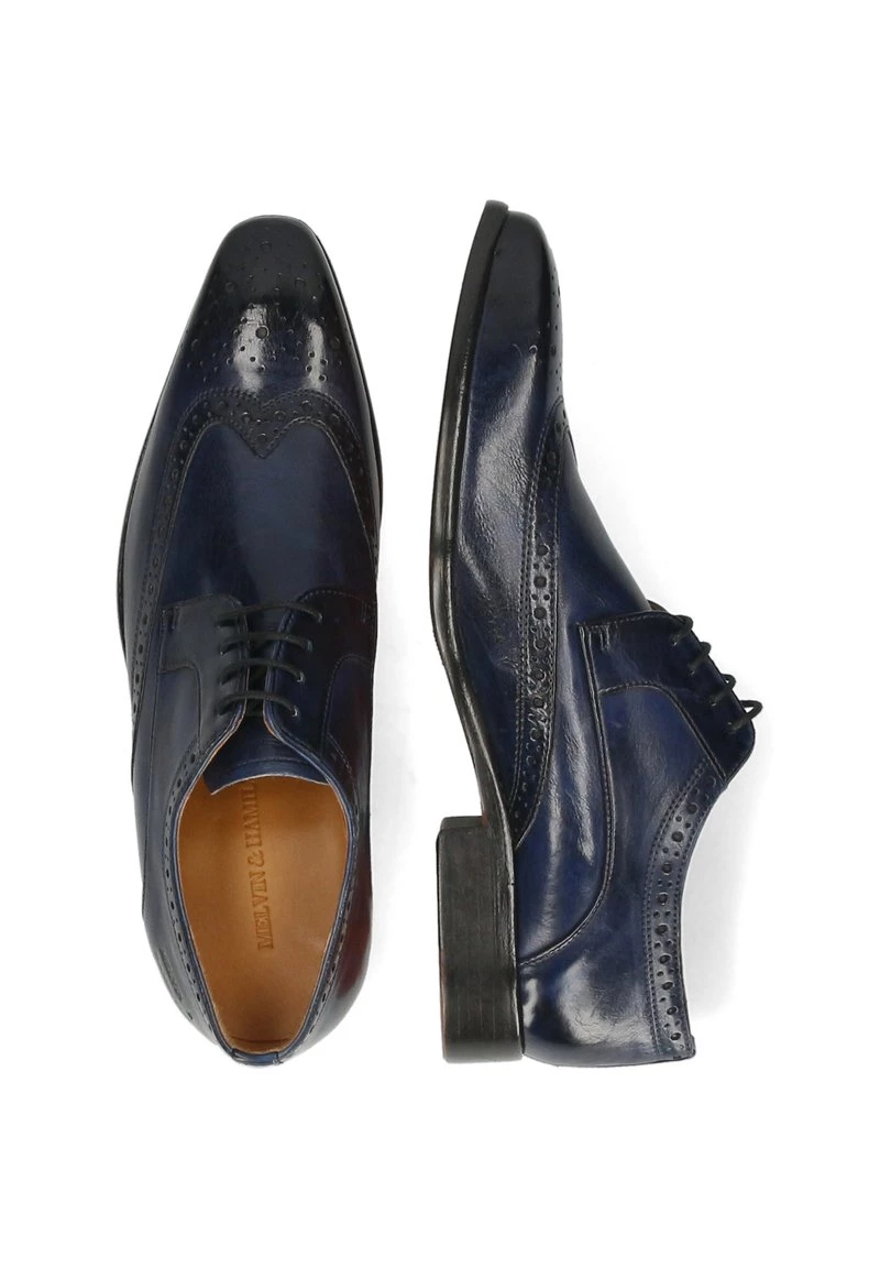 Melvin & Hamilton LEWIS IMOLA Derbies & Richelieus Blue Homme 5 Melvin & Hamilton LEWIS IMOLA Derbies & Richelieus Blue Homme – Image 3