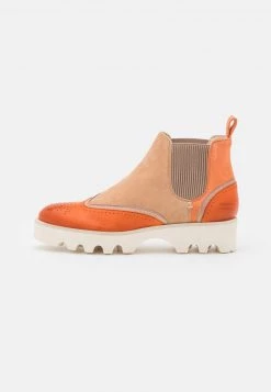 Melvin & Hamilton Femme SALLY 19 Bottines à Plateau Imola/orancio/mild Taupe/mild Orange/beige/off White -Melvin & Hamilton Soldes 7d3e5f6a46cb438bb1d55550c0e3a9db