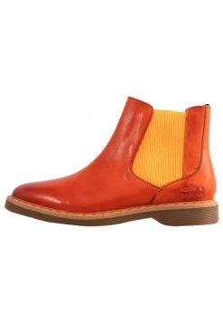 Melvin & Hamilton Boots à Talons Orange Femme