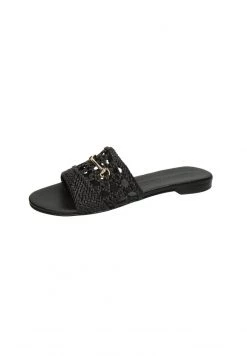 Melvin & Hamilton HANNA TRIM Mules Black Femme -Melvin & Hamilton Soldes 7fe220b2f1ce459a82bd1830f779629c