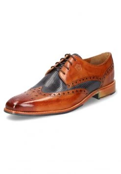 Melvin & Hamilton MARTIN Derbies Braun Blau Homme -Melvin & Hamilton Soldes 80f14a61079c482186b268bd23d75ce8