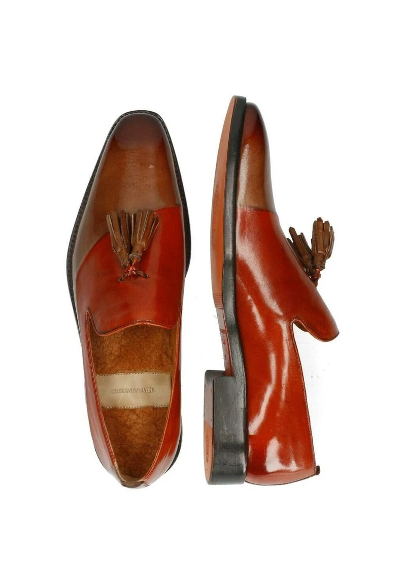 Melvin & Hamilton Homme LEONARDO 24 Mocassins Brown & Orange 4 Melvin & Hamilton Homme LEONARDO 24 Mocassins Brown & Orange – Image 2