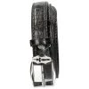 Melvin & Hamilton Unisex LINDA CROCK BLACK SWORD BUCKLE Ceinture Black -Melvin & Hamilton Soldes 82498279cb4a450f928127deb46532df