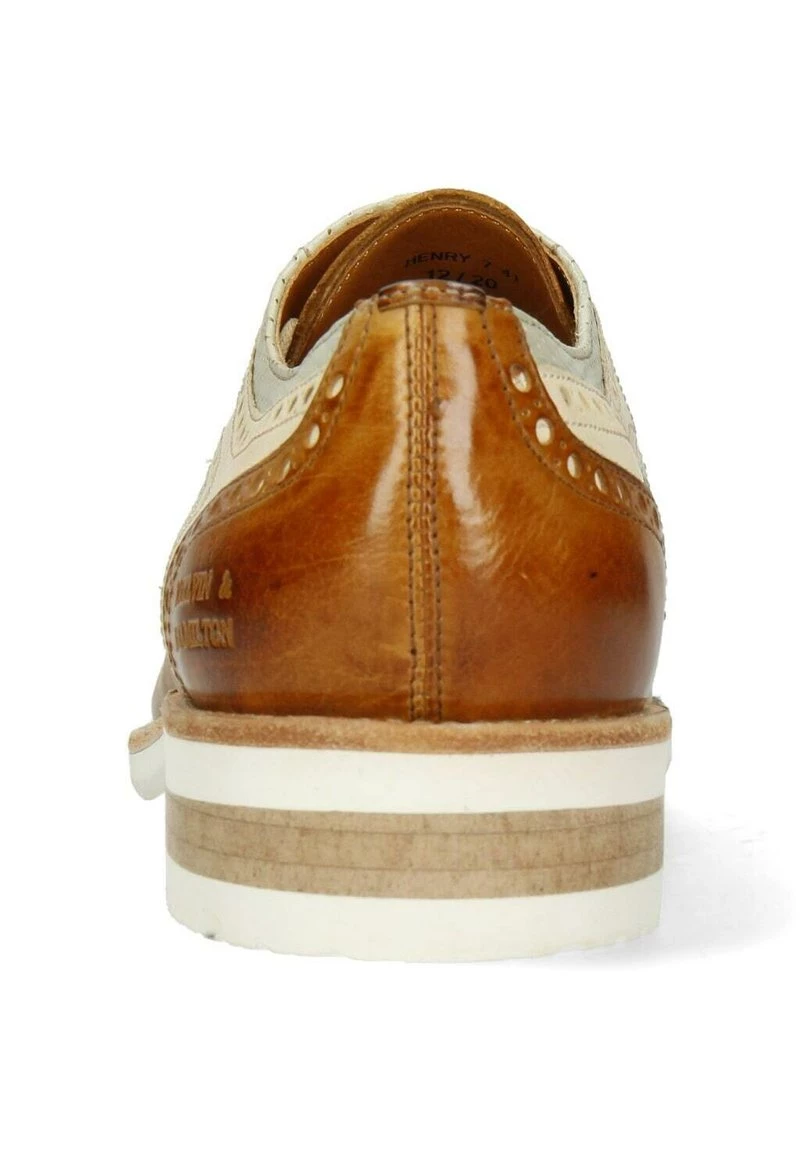 Melvin & Hamilton Homme HENRY 7 Derbies Light Brown 6 Melvin & Hamilton Homme HENRY 7 Derbies Light Brown – Image 4