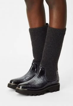 Melvin & Hamilton Femme ELENA Bottes à Plateau Grey