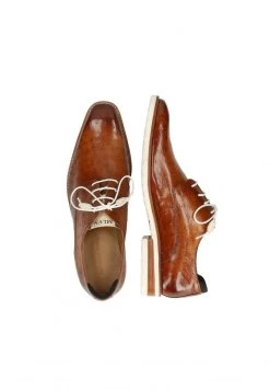 Melvin & Hamilton Homme RYDER 1 VEGAS OSTRICH Derbies Brown -Melvin & Hamilton Soldes 87822f181b084dc889f893ad315936d9