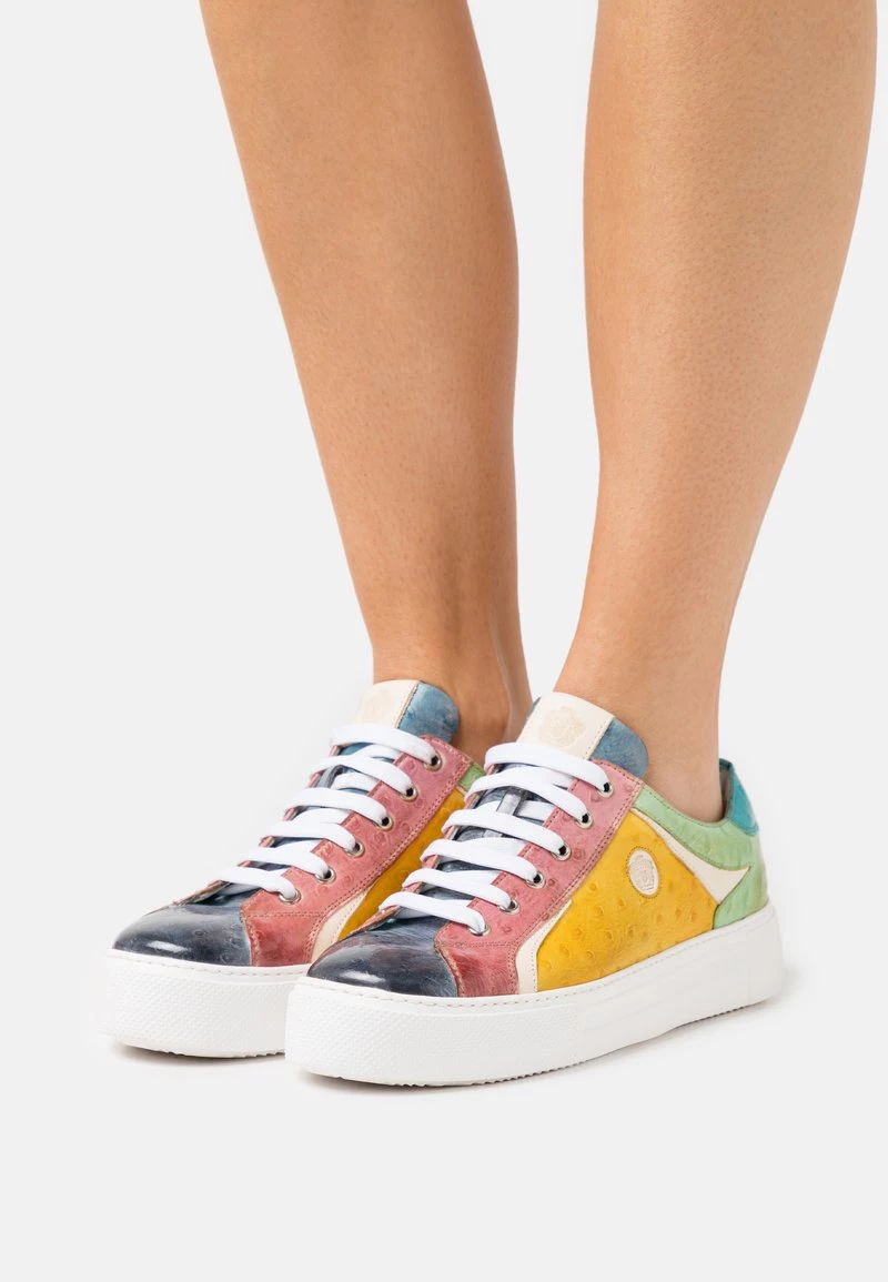 Melvin & Hamilton Femme AMBER 4 Baskets Basses Vegas Ostrich/satellite/rose/vegas/white/sun/extra White/black 3 Melvin & Hamilton Femme AMBER 4 Baskets Basses Vegas Ostrich/satellite/rose/vegas/white/sun/extra White/black