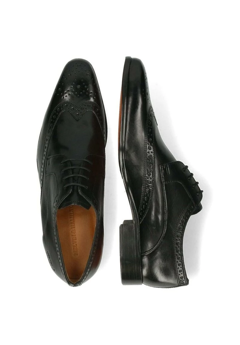 Melvin & Hamilton Homme LEWIS 3 Derbies Black 4 Melvin & Hamilton Homme LEWIS 3 Derbies Black – Image 2