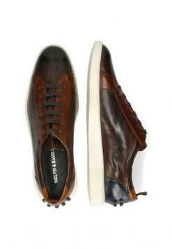 Melvin & Hamilton NEWTON 11 Baskets Basses Dark Brown Homme -Melvin & Hamilton Soldes 95c9a11b780c4540ae505d196e0249cc