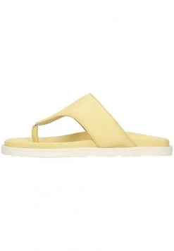 Melvin & Hamilton WILMA VANILLA Tongs Yellow Femme