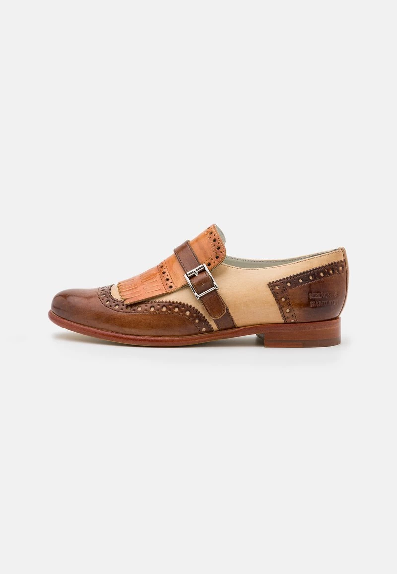 Melvin & Hamilton Femme SELINA 2 Mocassins Mid Brown/sand/tan/white/natural 4 Melvin & Hamilton Femme SELINA 2 Mocassins Mid Brown/sand/tan/white/natural – Image 2