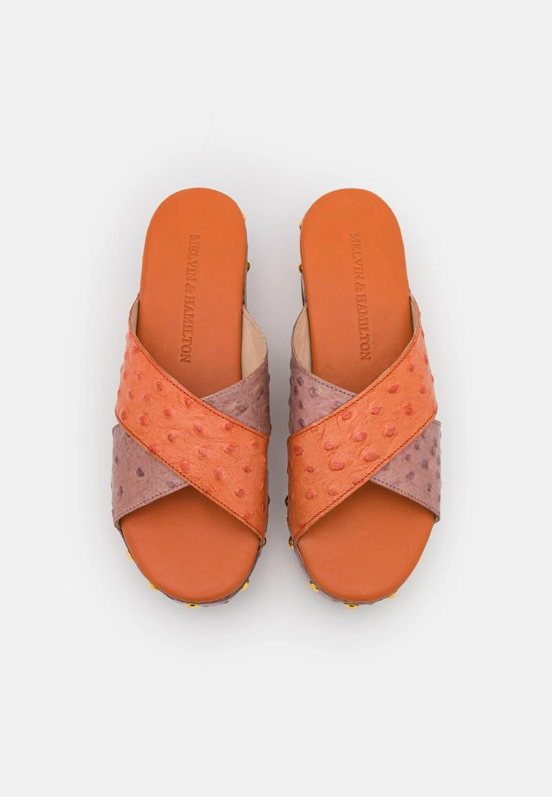 Melvin & Hamilton ELLE 2 Sabots Orange Femme 8 Melvin & Hamilton ELLE 2 Sabots Orange Femme – Image 6