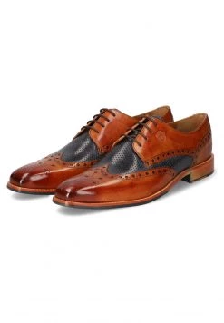 Melvin & Hamilton MARTIN Derbies Braun Blau Homme