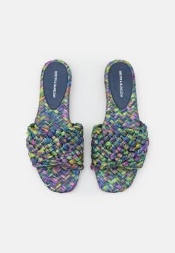 Melvin & Hamilton Femme ELODIE 53 Mules Purple Flame/egg/navy/natural -Melvin & Hamilton Soldes a135207cf1ed4799bd9b2b3156ca4d15