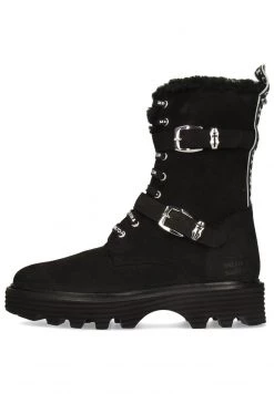 Melvin & Hamilton LEONIE SWORD BUCKLE Santiags Black Femme