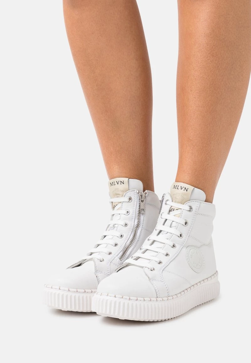 Melvin & Hamilton Femme NURI 12 Baskets Montantes White/beige/black/gold 3 Melvin & Hamilton Femme NURI 12 Baskets Montantes White/beige/black/gold