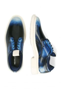 Melvin & Hamilton Homme RON 1 Derbies Blue -Melvin & Hamilton Soldes aa0df220d19641919e85278c7518ed4b
