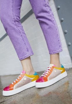 Melvin & Hamilton Femme AMBER 4 Baskets Basses Fuxia/mild Orange/white/argilla/sun/laguna/extra White/black -Melvin & Hamilton Soldes b14566b2d3684968951290d20fa448a4
