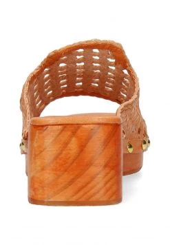 Melvin & Hamilton Femme MARIA GOAT RIVETS Mules Orange -Melvin & Hamilton Soldes b1e217a887a94e3a87b64870dc62368a