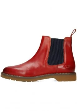 Melvin & Hamilton DEXTER ELASTIC RIBBED Bottines Red Homme