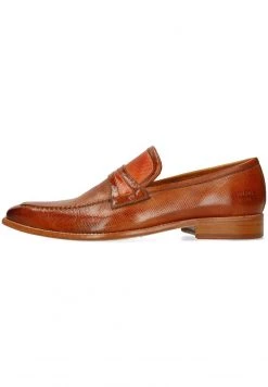 Melvin & Hamilton Homme LEONARDO VEGAS DICE TAN FIENO Mocassins Brown