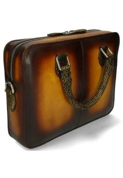 Melvin & Hamilton VANCOUVER SHADE MOGANO Sac à Main Yellow Femme -Melvin & Hamilton Soldes ba41f8e78ead405b890f8c14dc7dbc58