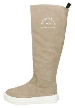 Melvin & Hamilton Bottes à Plateau Beige Melange Femme