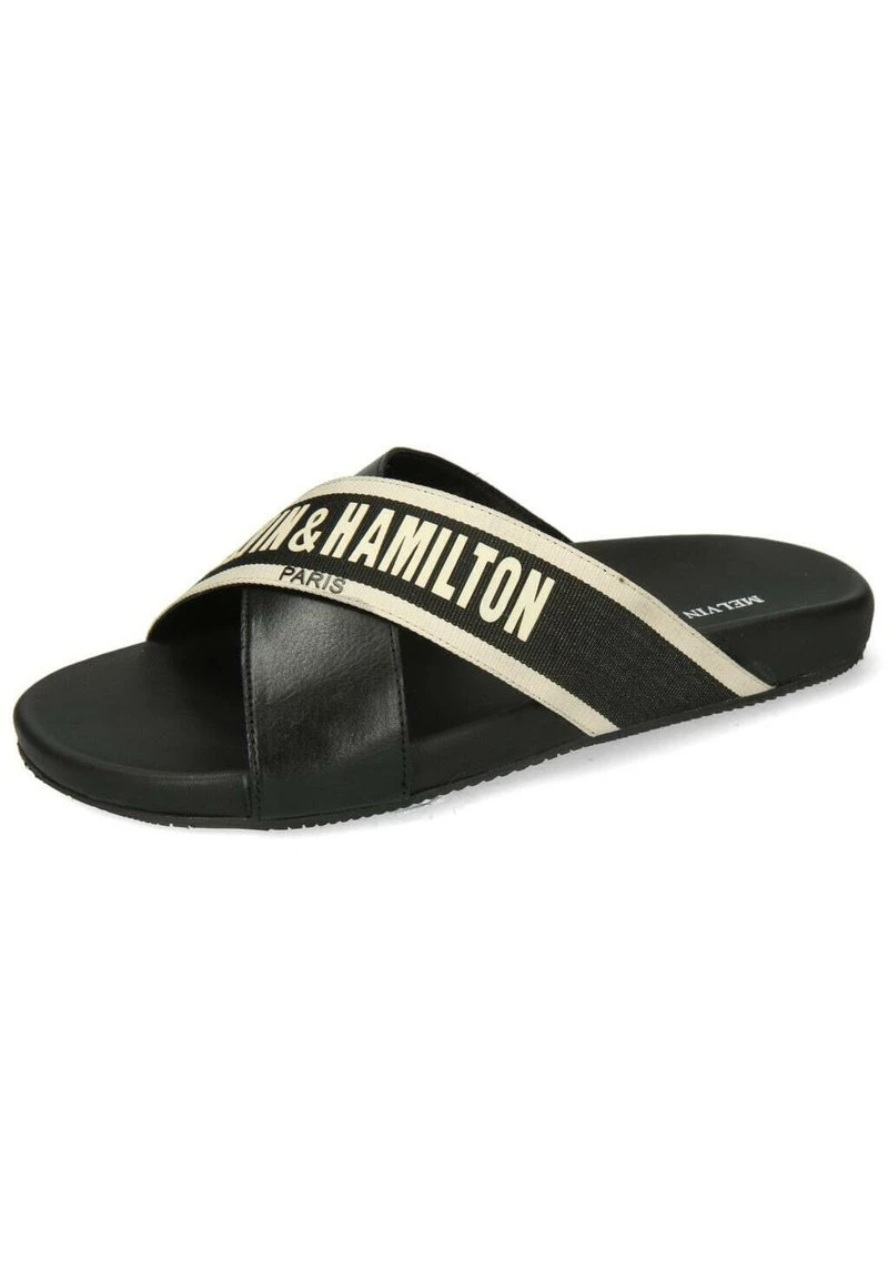 Melvin & Hamilton ROBERT 16 Mules Black Homme 4 Melvin & Hamilton ROBERT 16 Mules Black Homme – Image 2