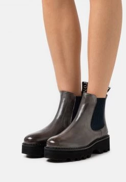 Melvin & Hamilton Femme SYBILL 6 Bottines à Plateau Grey
