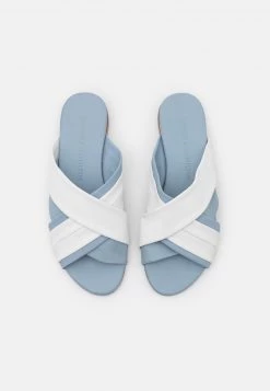 Melvin & Hamilton Femme HANNA 60 Mules Sky/white/natural -Melvin & Hamilton Soldes c29ff07b09ba487196bb398e96c81180