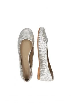 Melvin & Hamilton Femme KATE 5 GOAT OPEN WEAVE Ballerines Silver -Melvin & Hamilton Soldes c4a996a19a0c4c8bb2fea577d5b2b015