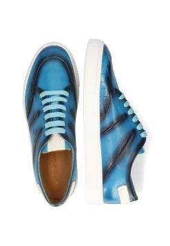 Melvin & Hamilton Homme HARVEY Baskets Basses Turquoise -Melvin & Hamilton Soldes c540deb4fdf04185a1d3fa538ada2b5d