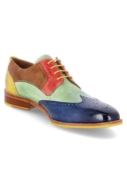 Melvin & Hamilton Homme JEFF Derbies & Richelieus Blau Kombi -Melvin & Hamilton Soldes c79e8605f3ad4909927e353b91186a29