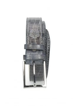 Melvin & Hamilton Unisex LARRY CROCK MOROCCAN BLUE CLASSIC BUCKLE Ceinture Blue