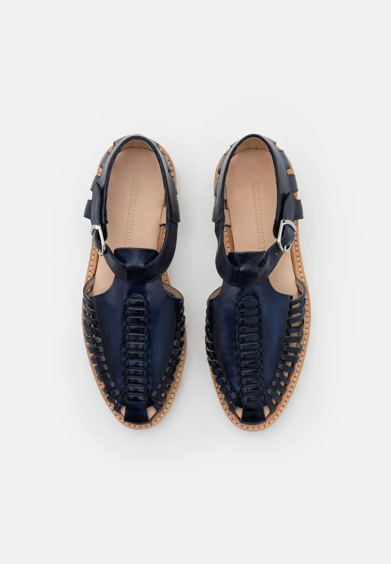 Melvin & Hamilton Sandales Navy/beige/off White Femme 8 Melvin & Hamilton Sandales Navy/beige/off White Femme – Image 6