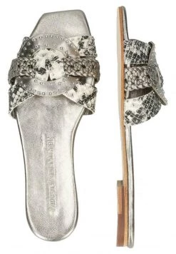 Melvin & Hamilton Femme SANDRINE NAPPA TALCA ALUMINUM RIVETS SNAKE Mules Grey 10 Melvin & Hamilton Femme SANDRINE NAPPA TALCA ALUMINUM RIVETS SNAKE Mules Grey -Melvin & Hamilton Soldes ca09ed3e01e64e249e1c082e1a05607a