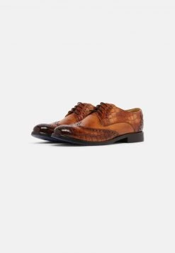 Melvin & Hamilton Femme AMELIE Derbies Brown -Melvin & Hamilton Soldes ca863cb8594e4aa39c6aeb415ca0c737