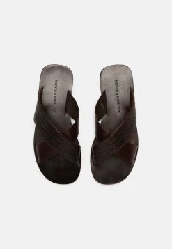 Melvin & Hamilton SAM 23 Mules Dark Brown Homme -Melvin & Hamilton Soldes cd8dbef23ed64f4c9dd3766345f1a0fe