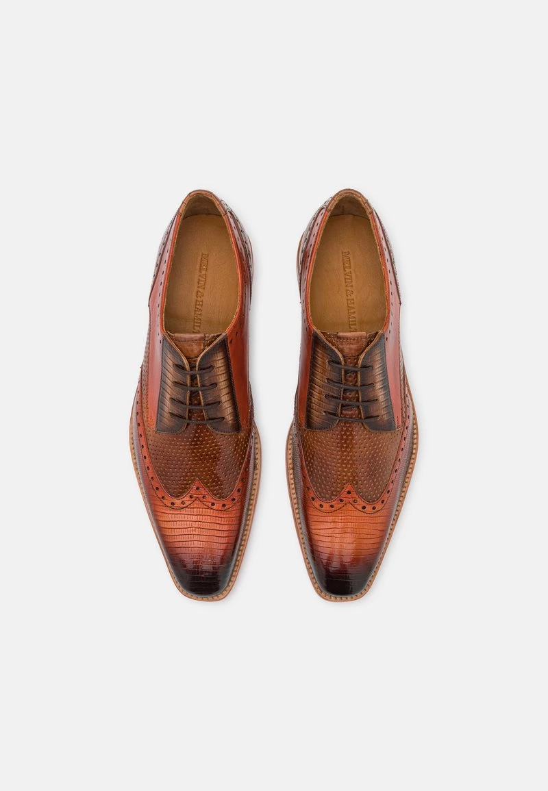 Melvin & Hamilton Homme LEONARDO 20 Derbies Winter Orange 6 Melvin & Hamilton Homme LEONARDO 20 Derbies Winter Orange – Image 4