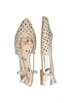 Melvin & Hamilton Femme ALEXA SHEEP GLOVE OPEN WEAVE Sandales Gold -Melvin & Hamilton Soldes dc648f0271754095b0688d9ac74f9ac6