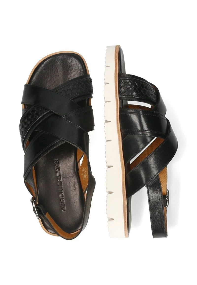 Melvin & Hamilton Homme CLASSIC SAFARI TORTORA Sandales Black 5 Melvin & Hamilton Homme CLASSIC SAFARI TORTORA Sandales Black – Image 3