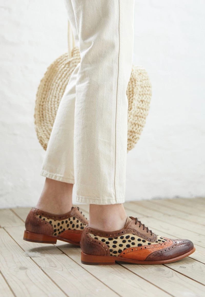 Melvin & Hamilton SELINA 56 Derbies Vegas Lizzard/make Up/mild Orange/brown/beige/natural Femme 6 Melvin & Hamilton SELINA 56 Derbies Vegas Lizzard/make Up/mild Orange/brown/beige/natural Femme – Image 4